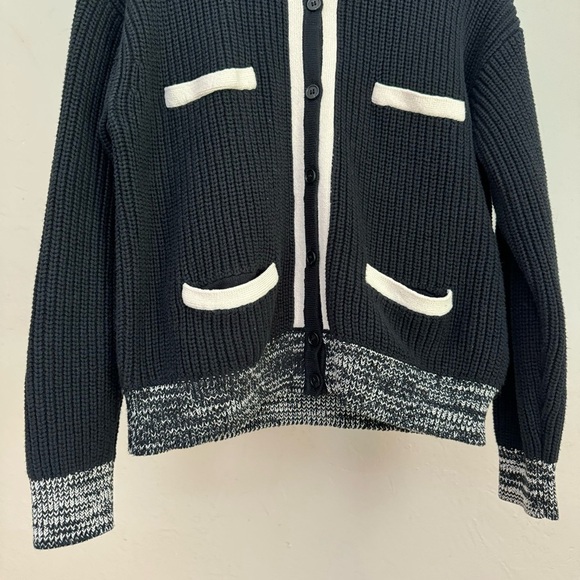 J.Crew Front Pocket Cotton Cardigan Sweater - Picture 3 of 6